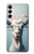S3991 Goat Glasses Case For Samsung Galaxy A05s