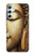 S4022 Vintage Buddha Face Golden Style Case For Samsung Galaxy A34 5G