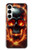 S3986 Fire Skull Case For Samsung Galaxy A35 5G