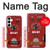 S4011 Red Guitar Analog Delay Graphic Case For Samsung Galaxy A35 5G