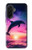 S3980 Dolphin Sunset Milky Way Case For Samsung Galaxy A36