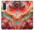 S4012 Red Marble Gold Veins Case For Samsung Galaxy A36