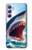S4004 Oil Color Painting Giant Shark Case For Samsung Galaxy A54 5G