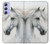 S4025 White Horse Painting Case For Samsung Galaxy A54 5G