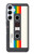 S4023 Vintage Rainbow Compact Cassette Case For Samsung Galaxy A55 5G