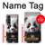 S3978 Cute Baby Panda Case For Samsung Galaxy Z Fold 4