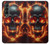 S3986 Fire Skull Case For Samsung Galaxy Z Fold 3 5G