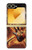 S3984 Fire Skeleton Playing Guitar Case For Samsung Galaxy Z Flip 6