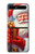 S4029 Xmas Smiling Santa Claus Gift Box Case For Samsung Galaxy Z Flip 5G