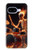 S3985 Fire Skull Drummer Case For Google Pixel 9a