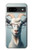 S3991 Goat Glasses Case For Google Pixel 8a S3991 Goat Glasses Case For Google Pixel 8a