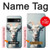 S3991 Goat Glasses Case For Google Pixel 8a S3991 Goat Glasses Case For Google Pixel 8a