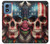 S4015 Skull American Flag Case For Motorola Moto G Play 4G (2024)