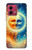S3966 Artistic Sun Moon Case For Motorola Moto G84 S3966 Artistic Sun Moon Case For Motorola Moto G84