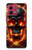 S3986 Fire Skull Case For Motorola Moto G84 S3986 Fire Skull Case For Motorola Moto G84