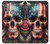 S4015 Skull American Flag Case For Motorola Moto G30, G20, G10