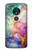 S4001 Multicolored Abstract Lilac Emerald Case For Motorola Moto G7 Power