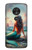 S4006 Oil Painting Mermaid Case For Motorola Moto G7 Power