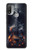 S3972 Burned Acoustic Guitar Graphic Case For Motorola Moto E20,E30,E40