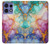 S4001 Multicolored Abstract Lilac Emerald Case For Motorola Edge 50 Pro