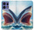 S4004 Oil Color Painting Giant Shark Case For Motorola Edge 50 Pro