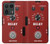 S4011 Red Guitar Analog Delay Graphic Case For Motorola Edge 50 Ultra