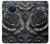 S3969 Black Rose Hard Brush Stroke Case For Nokia X20