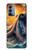 S4003 Oil Color Painting Giant Octopus Case For OnePlus Nord N200 5G