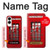 S0058 British Red Telephone Box Case For Samsung Galaxy S25 Edge