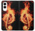 S0493 Music Note Burn Case For Samsung Galaxy S25 Edge