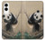S2210 Panda Fluffy Art Painting Case For Samsung Galaxy S25 Edge