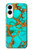 S2688 Aqua Copper Turquoise Gemstone Graphic Case For Samsung Galaxy S25 Edge