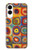 S3409 Squares Concentric Circles Case For Samsung Galaxy S25 Edge