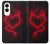 S3682 Devil Heart Case For Samsung Galaxy S25 Edge