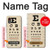 S2502 Eye Exam Chart Decorative Decoupage Poster Case For Samsung Galaxy XCover7