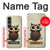 S0360 Coffee Owl Case For Sony Xperia 1 VII