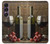 S1316 Grapes Bottle and Glass of Red Wine Case For Sony Xperia 1 VII