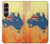 S2494 Australia Flag Map Rock Texture Case For Sony Xperia 1 VII