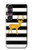 S2794 Black and White Striped Deer Gold Sparkles Case For Sony Xperia 1 VII