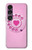S2847 Pink Retro Rotary Phone Case For Sony Xperia 1 VII