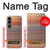 S3752 Zigzag Fabric Pattern Graphic Printed Case For Sony Xperia 1 VII