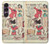 S3820 Vintage Cowgirl Fashion Paper Doll Case For Sony Xperia 1 VII