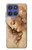 S1045 Leonardo da Vinci Woman's Head Case For Motorola Moto G Stylus 5G (2025,2026), Edge 60 Stylus