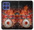 S1431 Skull Drum Fire Rock Case For Motorola Moto G Stylus 5G (2025,2026), Edge 60 Stylus