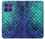 S3047 Green Mermaid Fish Scale Case For Motorola Moto G Stylus 5G (2025,2026), Edge 60 Stylus