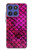 S3051 Pink Mermaid Fish Scale Case For Motorola Moto G Stylus 5G (2025,2026), Edge 60 Stylus