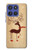 S3081 Wooden Raindeer Graphic Printed Case For Motorola Moto G Stylus 5G (2025,2026), Edge 60 Stylus