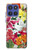 S3205 Retro Art Flowers Case For Motorola Moto G Stylus 5G (2025,2026), Edge 60 Stylus