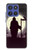 S3262 Grim Reaper Night Moon Cemetery Case For Motorola Moto G Stylus 5G (2025,2026), Edge 60 Stylus