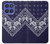 S3357 Navy Blue Bandana Pattern Case For Motorola Moto G Stylus 5G (2025,2026), Edge 60 Stylus